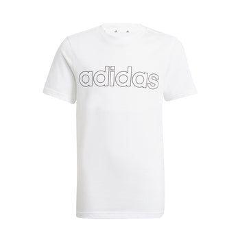 T-shirt bianca da bambino adidas Essentials, Abbigliamento Sport, SKU a762000015, Immagine 0